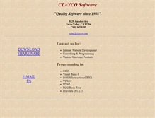 Tablet Screenshot of clayco.com